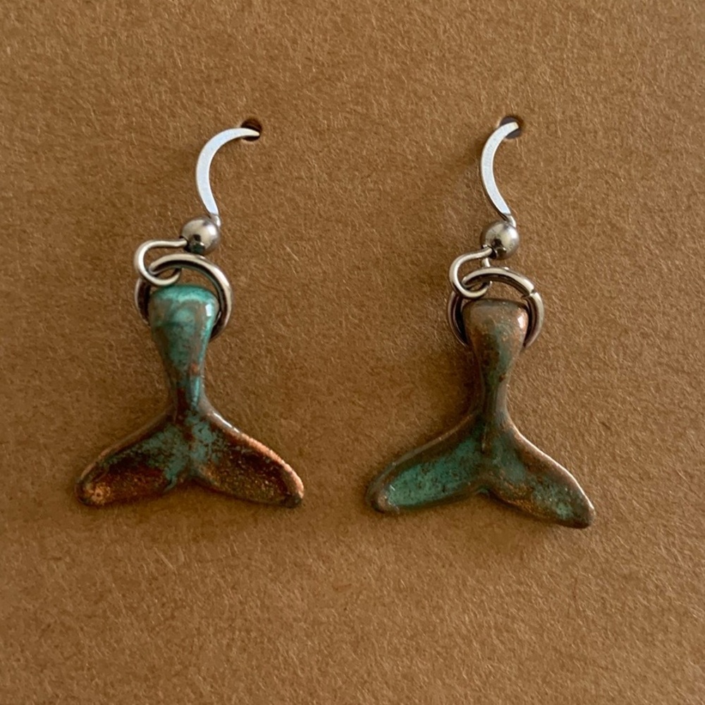 Whale Tail Earrings